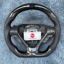 Load image into Gallery viewer, TTD Craft Acura 2009-2014 TL/2010-2014 ZDX Carbon Fiber Steering Wheel with led