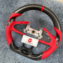 Carregar imagem no visualizador da galeria, Volante de fibra de carbono TTD Craft 10ª geração Civic 2016-2021 FK8 FK7 Tipo R SI