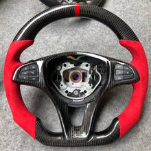 Load image into Gallery viewer, TTD Craft Benz W176  E300 E350 W203 C300 C180 Carbon Fiber Steering Wheel
