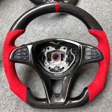 Load image into Gallery viewer, TTD Craft Benz W176 GLK350 GLK500 C250 C300 C350 C180 Carbon Fiber Steering Wheel