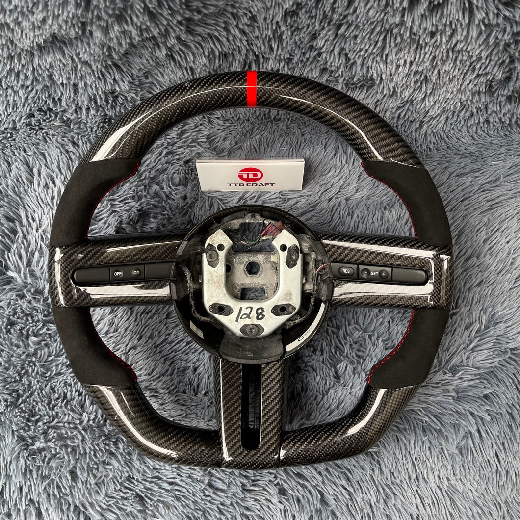 TTD Craft  2005-2009 Mustang  Carbon Fiber Steering Wheel