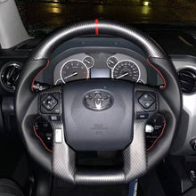Load image into Gallery viewer, TTD Craft 2014-2021 Tundra 2016-2022 Tacoma 2015-2022 4runner TRD  Carbon Fiber Steering Wheel

