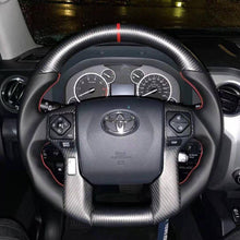Загрузить изображение в средство просмотра галереи, TTD Craft Toyota 2014-2021 Tundra 2016-2022 Tacoma 4runner Carbon Fiber Steering Wheel