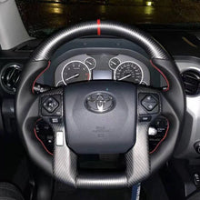 Load image into Gallery viewer, TTD Craft Toyota 2014-2021 Tundra 2016-2022 Tacoma 4runner Carbon Fiber Steering Wheel