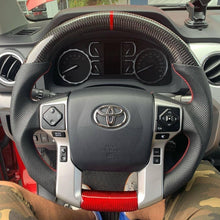 Load image into Gallery viewer, TTD Craft Toyota 2014-2021 Tundra 2016-2022 Tacoma 4runner Carbon Fiber Steering Wheel