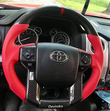 Load image into Gallery viewer, TTD Craft Toyota 2014-2021 Tundra 2016-2022 Tacoma 4runner Carbon Fiber Steering Wheel