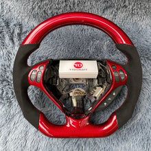 Lade das Bild in den Galerie-Viewer, Red Carbon Fiber Steering Wheel For Acura 2007-2008 TL |TTD Craft