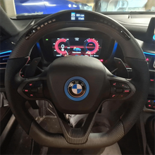 Lade das Bild in den Galerie-Viewer, TTD Craft BMW I8 I12 Carbon Fiber Steering Wheel With Led
