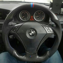 Load image into Gallery viewer, TTD Craft BMW 5 SERIES E60 E61 E65 Carbon Fiber Steering Wheel
