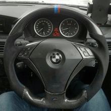 Загрузить изображение в средство просмотра галереи, TTD Craft BMW 5 SERIES E60 E61 E65 Carbon Fiber Steering Wheel