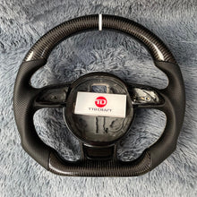 Cargar imagen en el visor de la galería, Volante de fibra de carbono TTD Craft para Audi A3, A4, A5, A6, A7, A8, S3, S4, S5, S6, S7, S8, RS3, RS4, RS5, RS6 y SQ5.