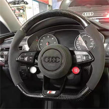 將圖片載入圖庫檢視器 Custom Carbon Fiber Steering Wheel for Audi TT MK3 TTRS TTS R8 2016-2026