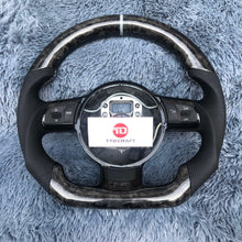 Load image into Gallery viewer, Custom Audi TT MK2 R8 TTS TTRS Forged Carbon Fiber Steering Wheel |TTD Craft