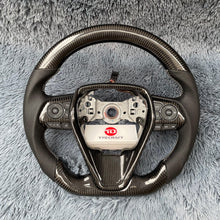 Загрузить изображение в средство просмотра галереи, TTD Craft Toyota 2018-2024 Camry SE XSE TRD V6 Venza Carbon Fiber Steering Wheel