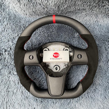 Cargar imagen en el visor de la galería, TTD Craft Tesla Model 3 Y Volante de Fibra de Carbono