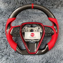 Загрузить изображение в средство просмотра галереи, TTD Craft Toyota 2018-2024 Camry SE XSE TRD V6 Venza Carbon Fiber Steering Wheel