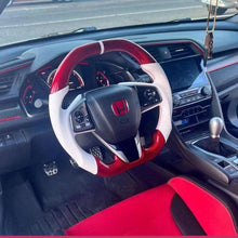 Load image into Gallery viewer, Custom Carbon Fiber Steering Wheel For 2016-2021 Honda Civic FK8 | TTD Craft
