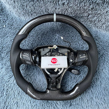 Load image into Gallery viewer, Custom Gloss Carbon Fiber Racing Steering Wheel for Toyota RAV4 Corolla 2019-2026 | TTD Craft
