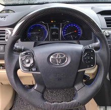 Load image into Gallery viewer, 7th Gen Toyota Camry 2014-2017 Real Carbon Fiber Steering Wheel | TTD Craft