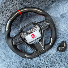Carregar imagem no visualizador da galeria, Volante de fibra de carbono TTD Craft 8ª geração Camry 2018 - 2024 SE XSE TRD V6 V4 Avalon Venza