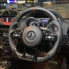 Load image into Gallery viewer, TTD Craft Benz C / CLA / CLS / E / G / GLA / GLB / GLE / GT / S Class AMG Carbon Fiber Steering Wheel