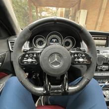 Load image into Gallery viewer, TTD Craft Benz C / CLA / CLS / E / G / GLA / GLB / GLE / GT / S Class AMG Carbon Fiber Steering Wheel