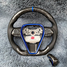 Загрузить изображение в средство просмотра галереи, TTD Craft Toyota 2018-2024 Camry SE XSE TRD V6 Venza Carbon Fiber Steering Wheel