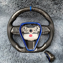 Carregar imagem no visualizador da galeria, Volante de fibra de carbono TTD Craft 8ª geração Camry 2018 - 2024 SE XSE TRD V6 V4 Avalon Venza