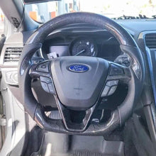 Load image into Gallery viewer, Ford Fusion Mondeo Carbon Fiber Steering Wheel (2013-2020) | TTD Craft