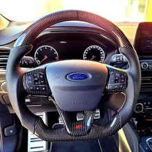 Cargar imagen en el visor de la galería, Volante de fibra de carbono TTD Craft para Ford Fiesta/Foucs Mk4/Bronco Sport/Escape/E-Transit (2018-2025)