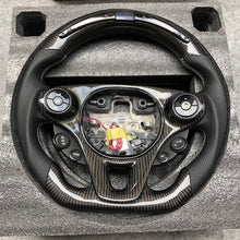 Lade das Bild in den Galerie-Viewer, Real Carbon Fiber Steering Wheel for Smart Fortwo 453 | TTD Craft
