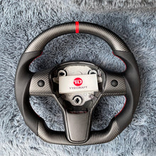 Charger l'image dans la galerie, Premium Carbon Fiber Steering Wheel for Tesla Model 3 & Y | TTD Craft