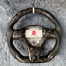 Charger l'image dans la galerie, Forged Carbon Fiber Steering Wheel For Tesla Model 3 Y | TTD Craft