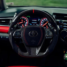Lade das Bild in den Galerie-Viewer, Toyota Camry 2018-2024 Venza 2021-2024 Real Carbon Fiber Steering Wheel | TTD Craft