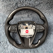 Lade das Bild in den Galerie-Viewer, Real Carbon Fiber Sport Steering Wheel for Toyota Camry TRD V6 2018-2024 | TTD Craft