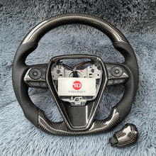 Lade das Bild in den Galerie-Viewer, Real Carbon Fiber Sport Steering Wheel for Toyota Camry TRD V6 2018-2024 | TTD Craft