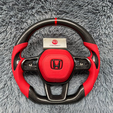 Загрузить изображение в средство просмотра галереи, TTD Craft Honda 2022-2025 Civic / Honda 2023-2025 Accord Carbon Fiber Steering Wheel
