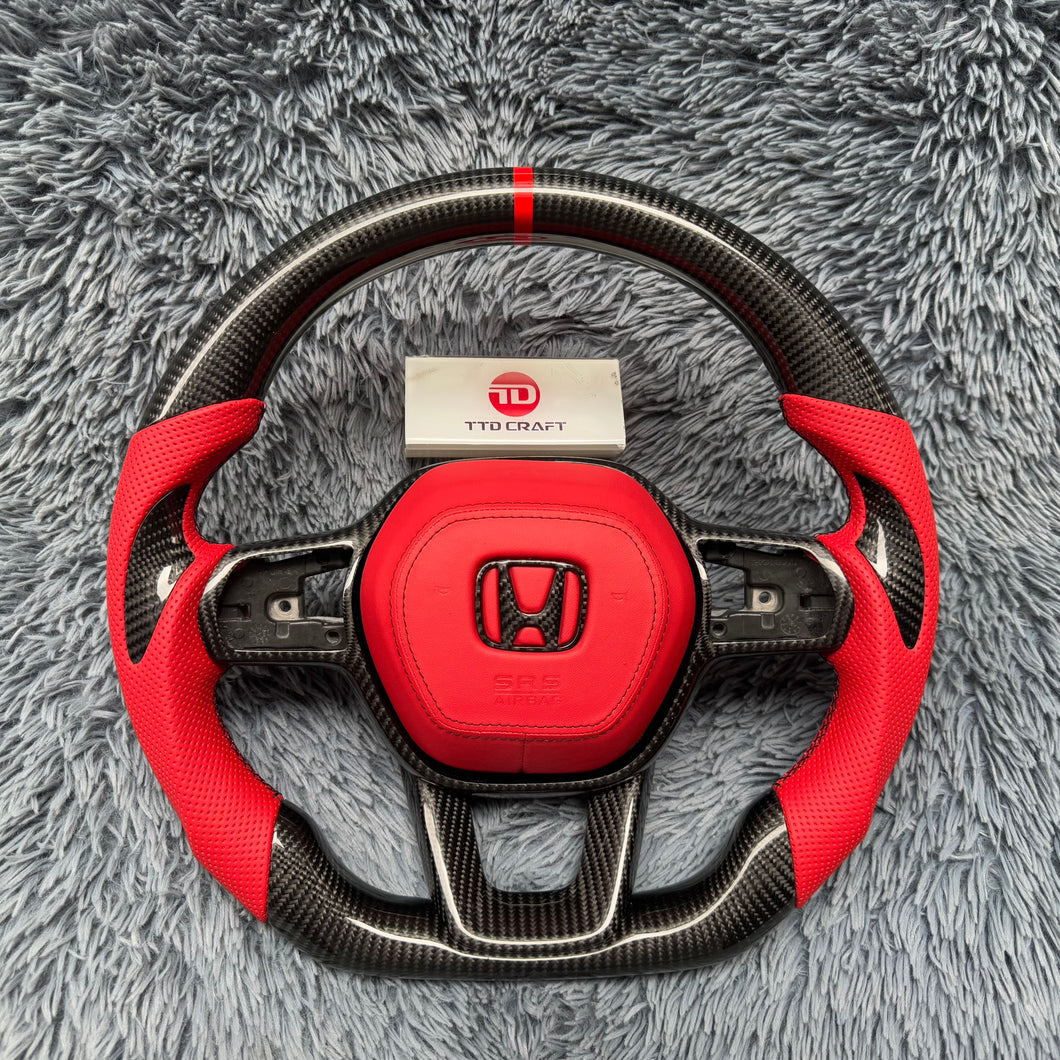 TTD Craft Honda 2022-2025 Civic / Honda 2023-2025 Accord Carbon Fiber Steering Wheel