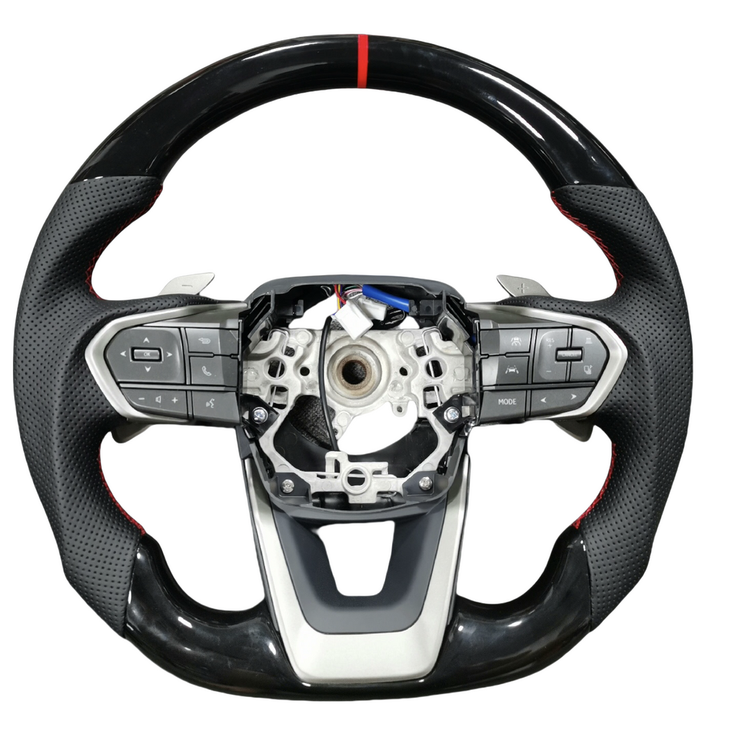 TTD Craft Lexus 2022-2024 NX 250 350 / 2023 -2024 RX350 /2021-2024 LX600 /2023 -2024 GX550  Sport Piano Black  Steering Wheel