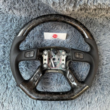 Load image into Gallery viewer, Custom Carbon Fiber Steering Wheel for 2003-2007 Hummer H2 | TTD Craft
