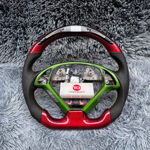 將圖片載入圖庫檢視器 Red Carbon Fiber Steering Wheel For Infiniti 2008-2010 EX35 | TTD Craft
