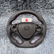 Cargar imagen en el visor de la galería, Volante de fibra de carbono TTD Craft para Honda Civic Type R FK2 SI de 9.ª generación (2012-2015)
