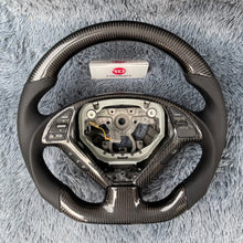 Load image into Gallery viewer, Flat Bottom Carbon Fiber Steering Wheel For 2007-2015 Infiniti G37 | TTD Craft
