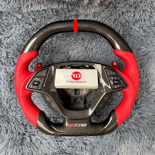 Cargar imagen en el visor de la galería, Volante de fibra de carbono TTD Craft Corvette C7 2014-2019
