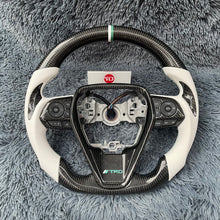 Загрузить изображение в средство просмотра галереи, 2018-2024 Toyota Camry Hybrid SE XSE Carbon Fiber Steering Wheel | TTD Craft
