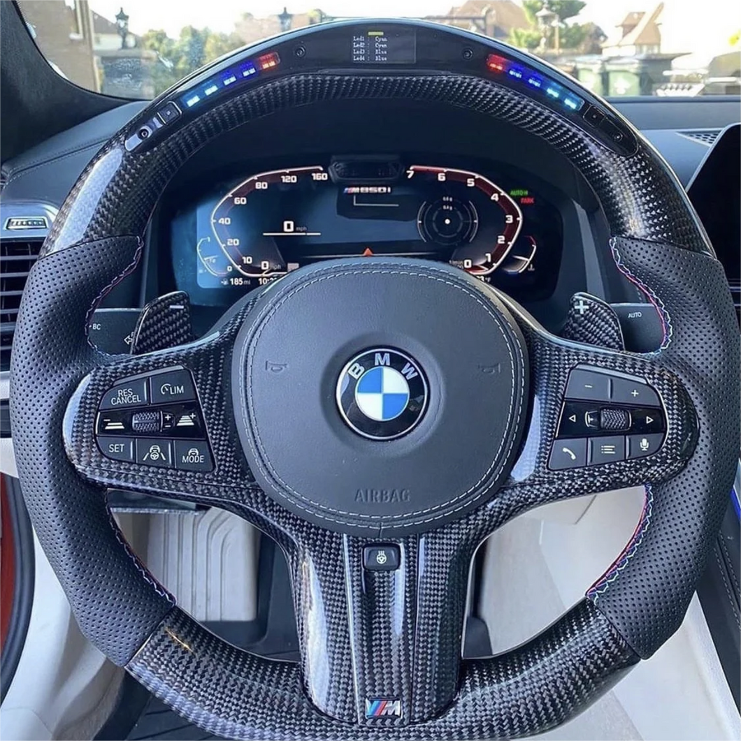 TTD Craft BMW G30 G31 G32 G38 G05 G07 X3m F90 M8 G29 Carbon Fiber Steering wheel