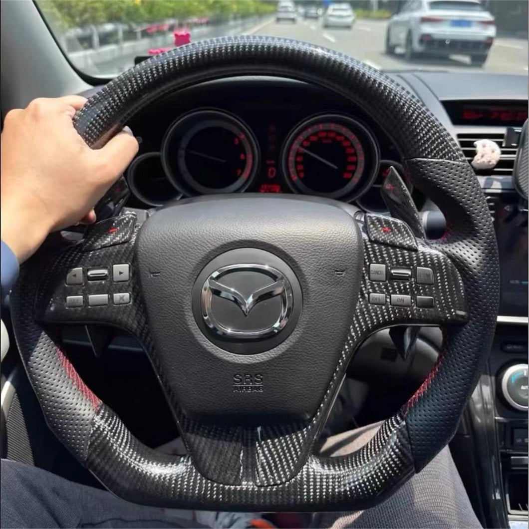 TTD Craft 2010-2013 Mazda 3 Carbon Fiber Steering Wheel