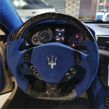 Load image into Gallery viewer, TTD Craft Maserati 2003-2012 Quattroporte / 2008-2014 GranTurismo Carbon Fiber Steering Wheel
