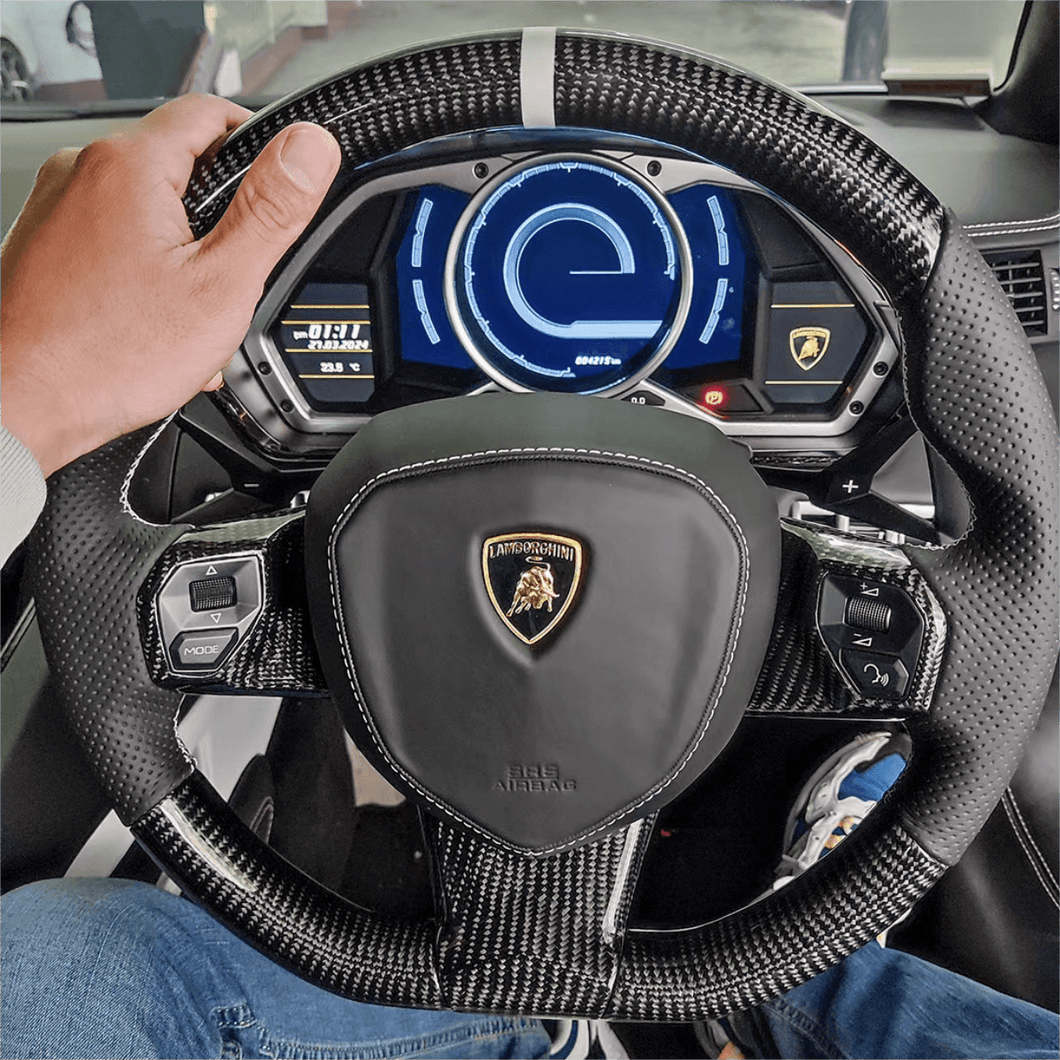 TTD Craft Lamborghini 2012-2021 Aventador Carbon fiber  Steering Wheel