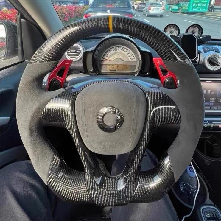 TTD Craft Smart Fortwo 451 Carbon fiber Steering Wheel